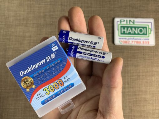 Bộ 2 viên Pin tiểu sạc Doublepow AA 3000mah