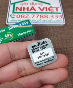 Pin cúc áo muRata 1.55V Sony Silver Oxide bạc SR616SW - 321