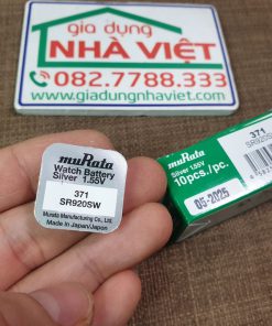 Pin cúc áo muRata 1.55V Sony Silver Oxide bạc SR920SW - 371 - 370