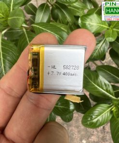 Pin đồng hồ định vị 3.7V Lithium-Polymer 582728