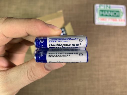 Bộ 2 viên Pin đũa sạc Doublepow AAA 900mah