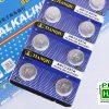Vỉ 10 Pin cúc áo Alkaline AG13 - LR44 - A76 - SR44