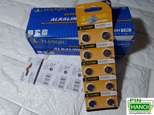 Vỉ 10 Pin cúc áo Alkaline AG8 - SR1120 - SR55