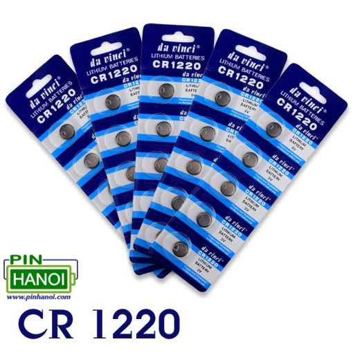 Vỉ 5 Pin cúc áo Davinci Lithium CR1220
