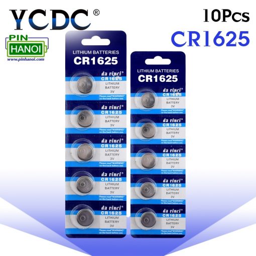 Vỉ 5 pin cúc áo Lithium CR1625