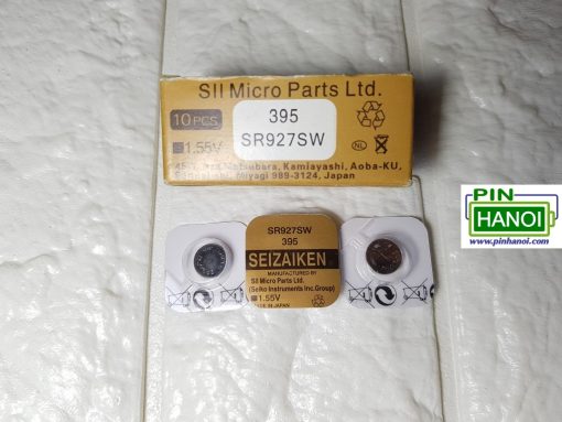 Pin cúc áo Seizaiken Silver Oxide bạc SR927SW - 395 - 399