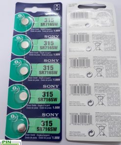 Pin cúc áo Sony Silver Oxide bạc SR716SW - 315