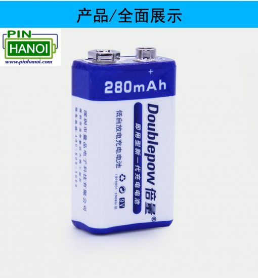 Pin sạc Doublepow 9V 6F22 280mAh