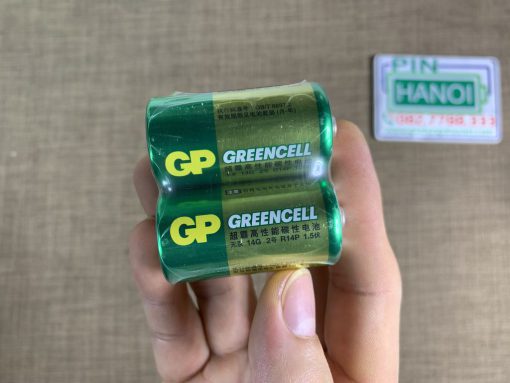 Vỉ 2 pin trung GP GreenCell Extra Heavy Duty 14G C 1.5V