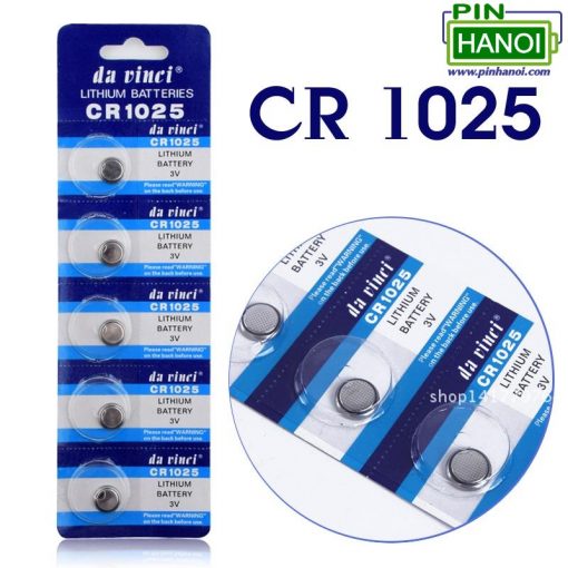 Pin cúc áo Da Vinci Lithium CR1025