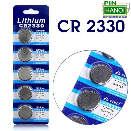 Vỉ 5 pin cúc áo Davinci Lithium CR2330