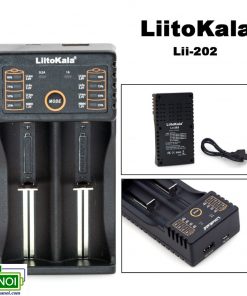 Sạc đa năng 2 pin LiiToKala có chức năng làm sạc dự phòng