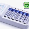 Sạc pin 6 viên DoublePow DP-B06