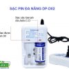 Sạc pin đa năng DP-D02 Doublepow (sạc pin 9v, pin tiểu, pin trung, pin đại, pin đũa)