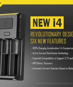 Sạc 4 pin thông minh Nitecore New i4