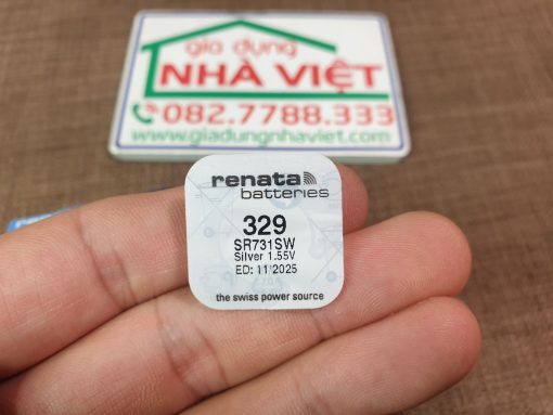 Pin cúc áo Renata 329 - SR731SW 1.55V Swiss made