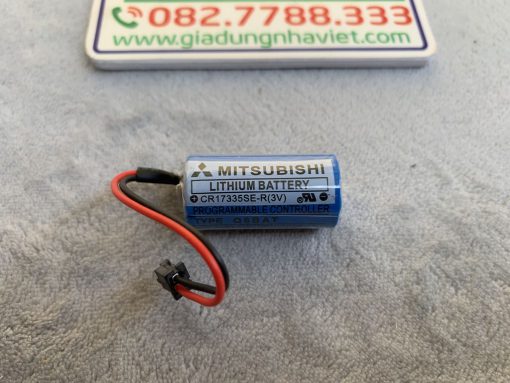 Pin nuôi nguồn PLC CNC 3V Mitsubishi CR17335SE Q6BAT GT15-BAT