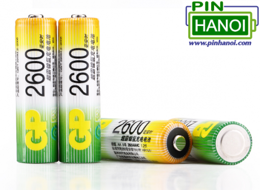 Bộ 2 viên Pin tiểu sạc GP AA 2600