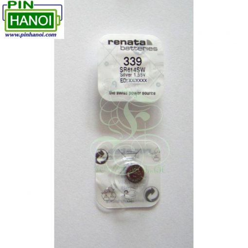 Pin cúc áo Renata SR614 - 339