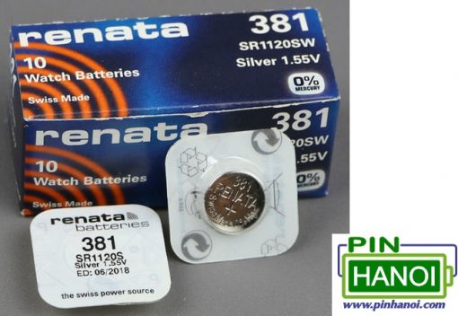 Pin cúc áo Renata SR1120 - 391 - 381 - AG8