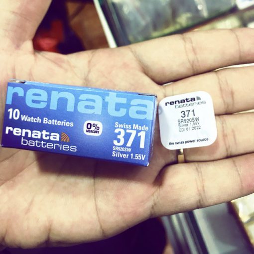 Pin cúc áo Renata Silver Oxide bạc SR920SW - 371 - 370