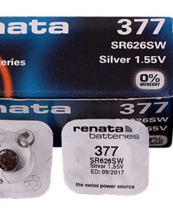 Pin cúc áo Renata Silver Oxide bạc SR626SW - 377