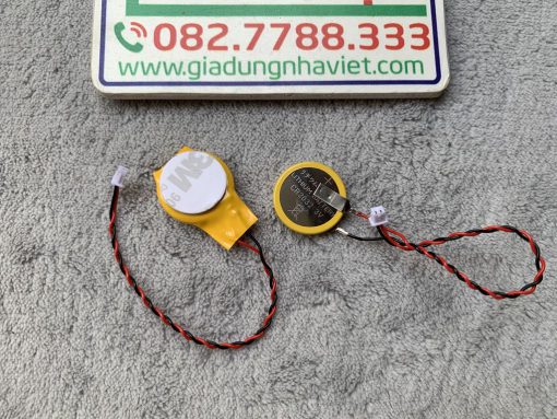 Pin CMOS Laptop CR2032 lithium 3v có jack cắm