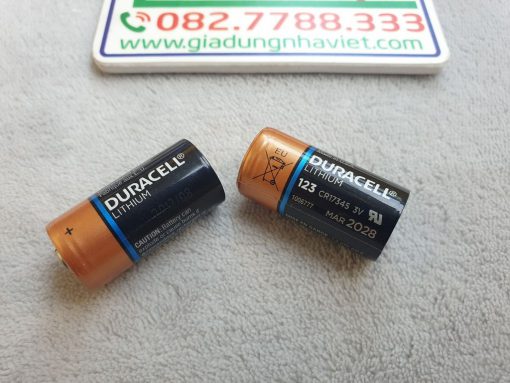 Pin Duracell Ultra Lithium 3V CR17345 CR123A 1550mAh