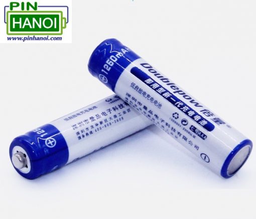 Bộ 2 viên Pin đũa sạc Doublepow AAA 1250mah
