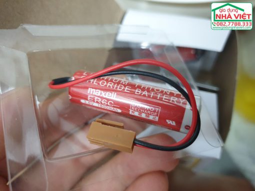Pin MAXELL ER6C jack nâu AA 1800mAh Super Lithium 3.6V PLC