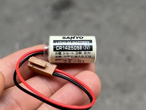 Pin nuôi nguồn SANYO CR14250SE 3V 1/2AA PLC có jack cắm