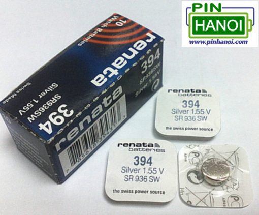 Pin cúc áo Renata Silver Oxide SR936SW - 394 - 380
