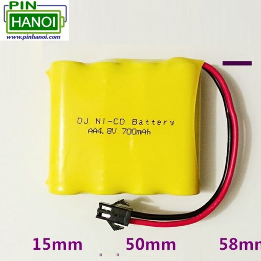 Pin sạc 4 viên AA 4.8V 700mAh