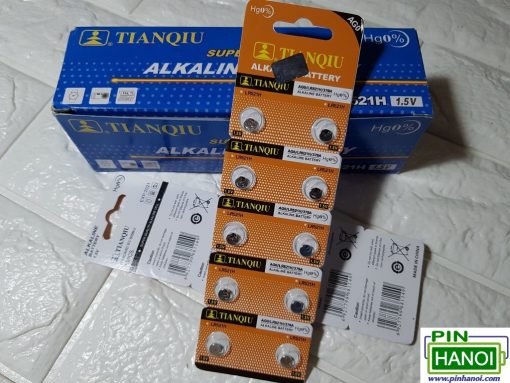 Vỉ 10 viên pin cúc áo Alkaline AG0 – LR521H – 379A
