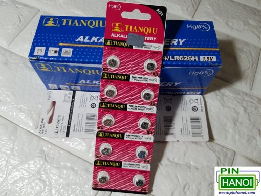Vỉ 10 viên pin cúc áo Alkaline AG4 – LR626H – 377A