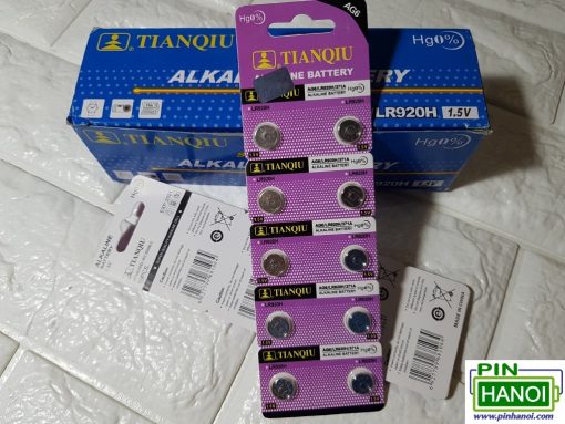 Vỉ 10 viên pin cúc áo Alkaline AG6 – LR920H – 371A