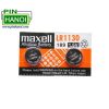 Pin cúc áo Maxell Alkaline AG10 - LR1130 - LR54 - 189