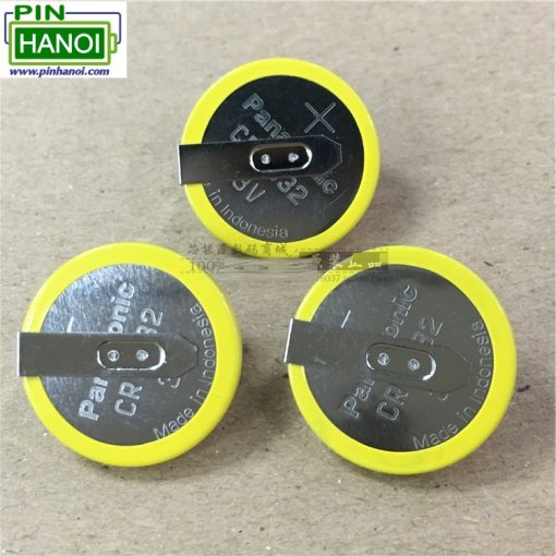 Pin nuôi nguồn Panasonic CR2032 lithium 3V hàn chân