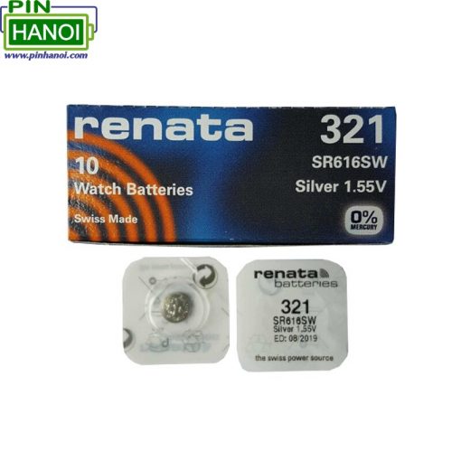 Pin cúc áo Renata SR616SW - 321 1.55V