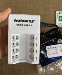 Alternative view of Bộ sạc pin tiểu pin đũa 4 viên DoublePow DP-K11