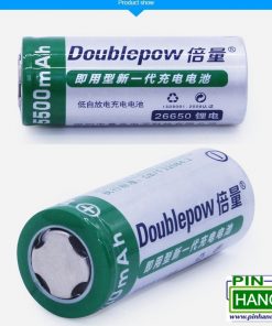 Pin sạc Doublepow 26650 3.7V 5500mah