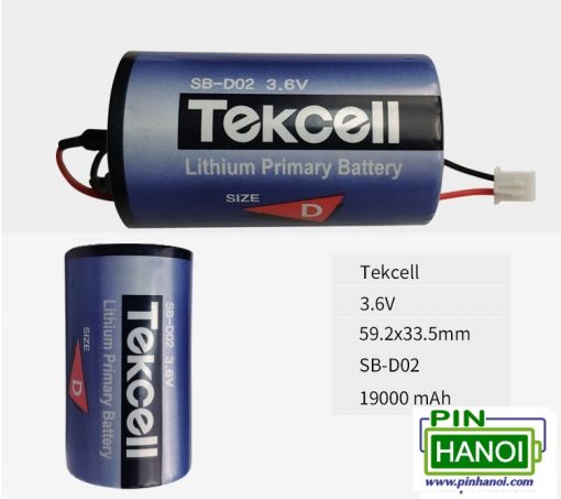 Pin TEKCELL SB-D02 3.6V 19000mAh ER34615 LS33600