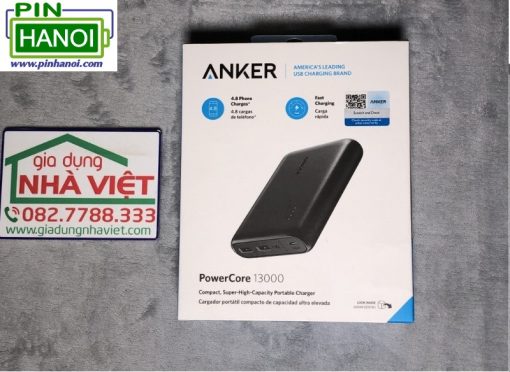 Pin dự phòng Anker PowerCore 13000 - A1215 - Chính hãng Anker Việt Nam