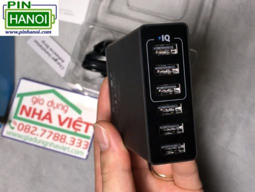 Sạc Anker 6 cổng 30w, PowerPort 6 Lite - A2061 - Chính hãng Anker Việt Nam