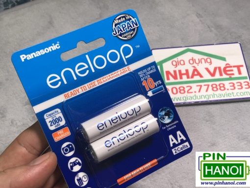 Vỉ 2 Pin Sạc AA Eneloop 2000mAh 2100 lần sạc BK-3MCCE - Panasonic Việt Nam