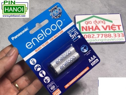 Vỉ 2 Pin Sạc AAA Eneloop 800mAh 2100 lần sạc BK-4MCCE - Panasonic Việt Nam