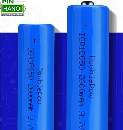 Pin sạc Doublepow 18650 3.7V 2600mAh hiệu suất cao