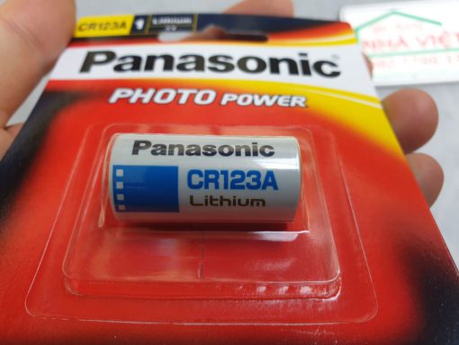 Pin máy ảnh Panasonic CR123A 3V vỉ 1 viên