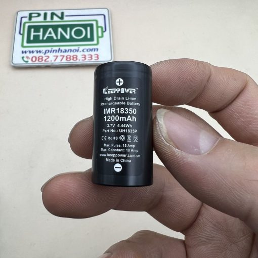 Pin sạc Keeppower IMR 18350 3.7V 1200mAh UH1835P 4.44Whr