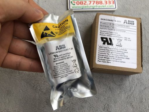 Pin nuôi nguồn ABB 3HAC044075-001-01 SMB 7.2V
